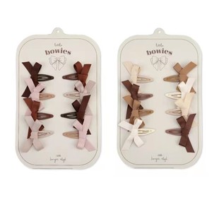 现货软胶BB夹婴儿女童可爱mini蝴蝶结刘海夹橡皮漆发夹不伤发