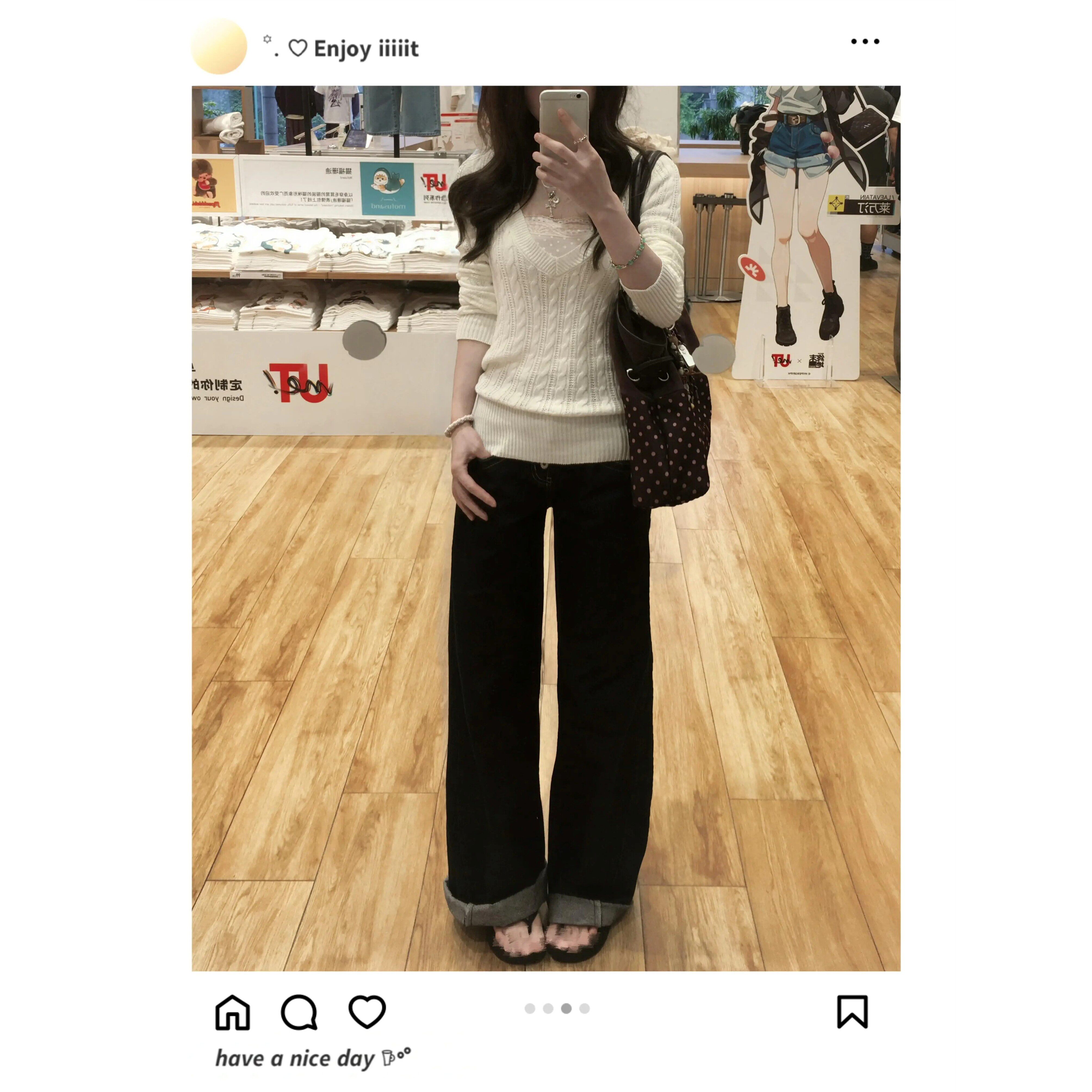 韩版V领绞花针织衫女长袖