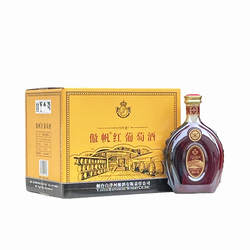 烟台白洋河傲帆红葡萄酒女士果酒甜酒11度1000ml x6瓶整箱包邮