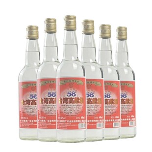 金台顺台湾高粱酒浓香型固态法纯粮高度白酒58度600ml/瓶装口粮酒