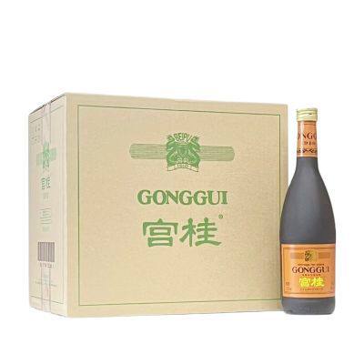 龙徽宫桂葡萄酒桂花陈酒女士甜酒红酒13.5度600mlx12瓶整箱装包邮