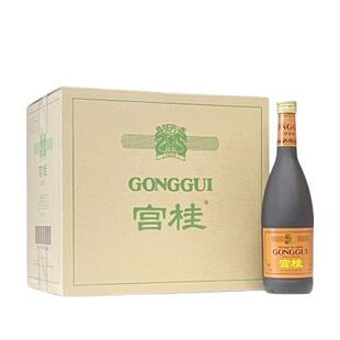 龙徽宫桂葡萄酒桂花陈酒女士甜酒红酒13.5度600mlx12瓶整箱装包邮