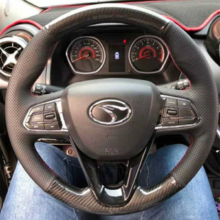 东南V3菱悦 A5翼舞DX3 DX5 DX7 DX8S菱致仕V5 V6专用手缝方向盘套