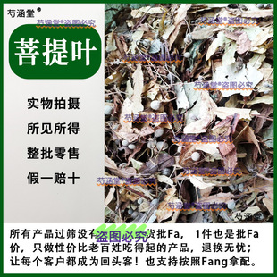 菩提叶菩提子椴树花野生帝王花叶上果千层皮药材药材材药草花草茶