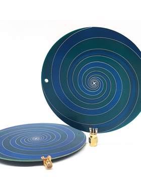 左右旋圆极化超宽频无线定位测距PCB全向平板UWB天线1GHz~10GHz