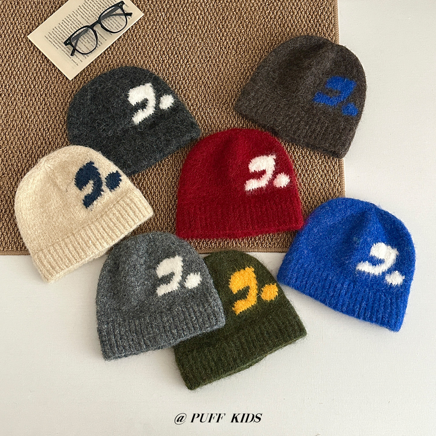 儿童帽子韩系ins风针织帽秋冬季男女宝宝简约保暖护耳毛线套头帽,童装/婴儿装/亲子装,帽子,淘宝优惠券,粉丝福利购,淘宝优惠卷