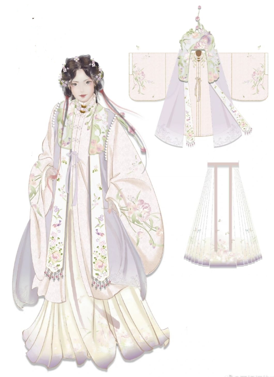 懿琳坊汉服女秋季明制汉服迷画阵马面裙立领长衫意向金