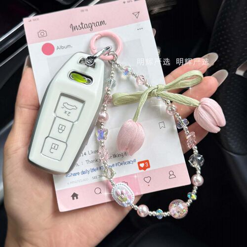 专用奥迪新A6LQ5LQ7A3A5钥匙套扣