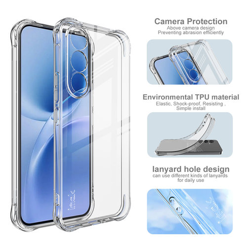 imak适用于vivo V70 FE 5G包防摔软套透明四角气囊版磨砂壳手机壳保护套耐磨保护外套