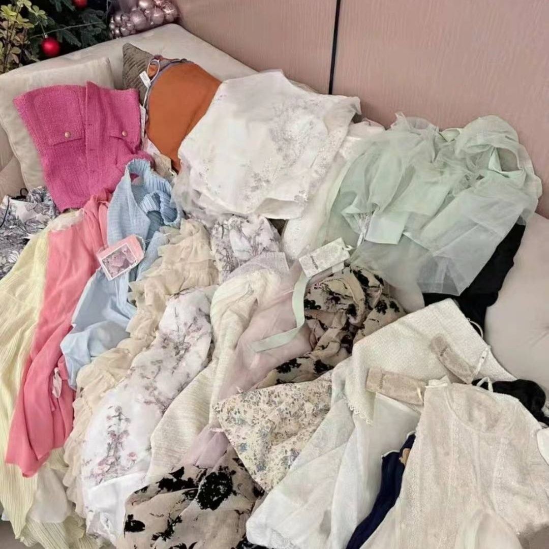 夏装女生闲置二手旧衣服夏季蕾丝薄款女装吊带打底裤穿过的旧衣服