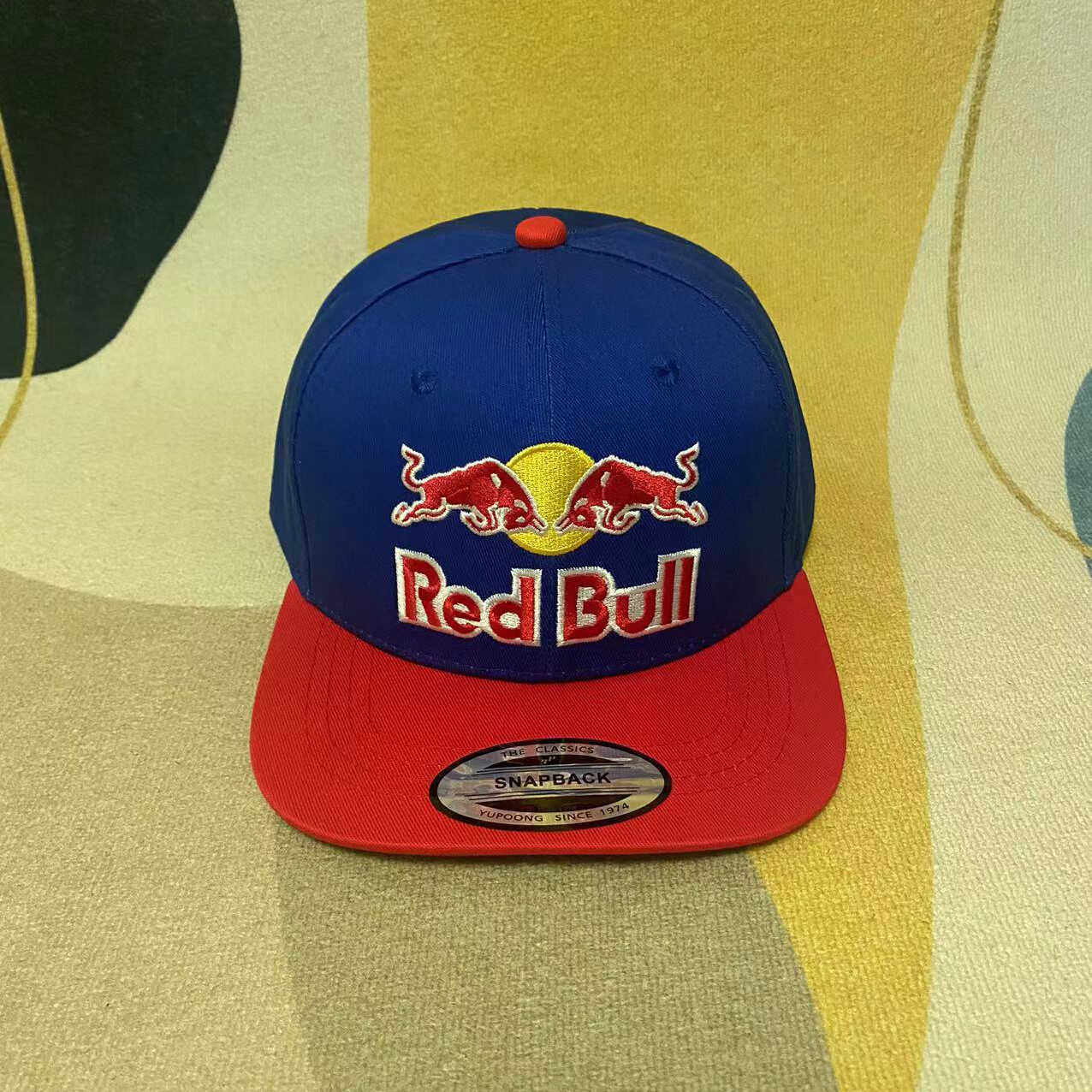红牛车队Red Bull男女平沿嘻哈帽百搭刺绣运动街舞帽子通用四季