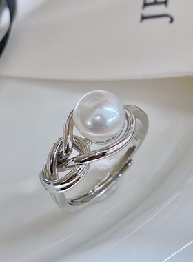 几何造型淡水馒头圆珍珠气质超美 百搭不挑人 注金材质 超强保色