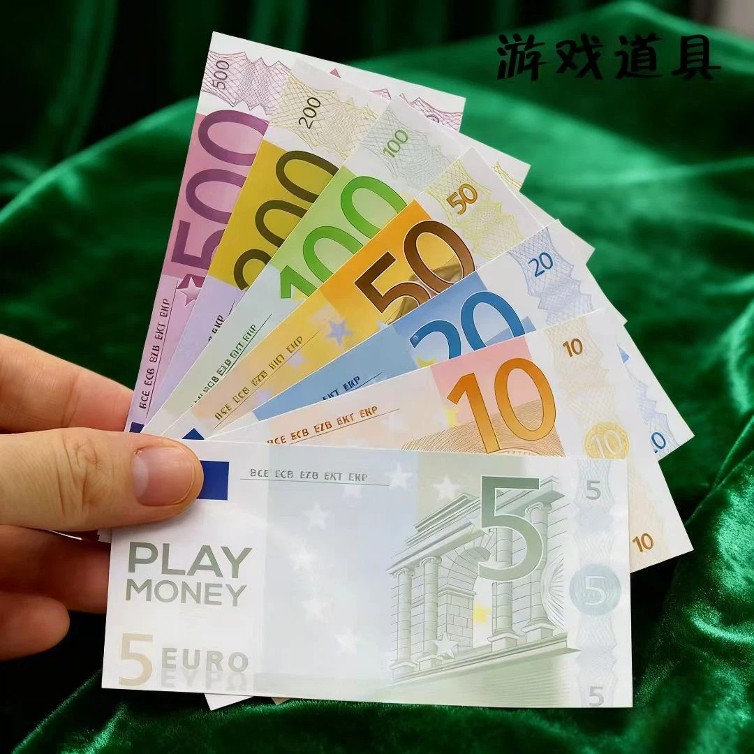 儿童玩具钞票万圣节装饰道具纸币小孩数数100张假币cos海盗宝藏币