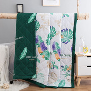 Bắc âu đơn giản bốn mảnh bộ đồ giường 1.8 2.0 m sọc quilt cover sheets sinh viên duy nhất ba mảnh