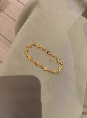 中古十字架手链女款2025新款轻奢小众精致可调节手串女款个性气质