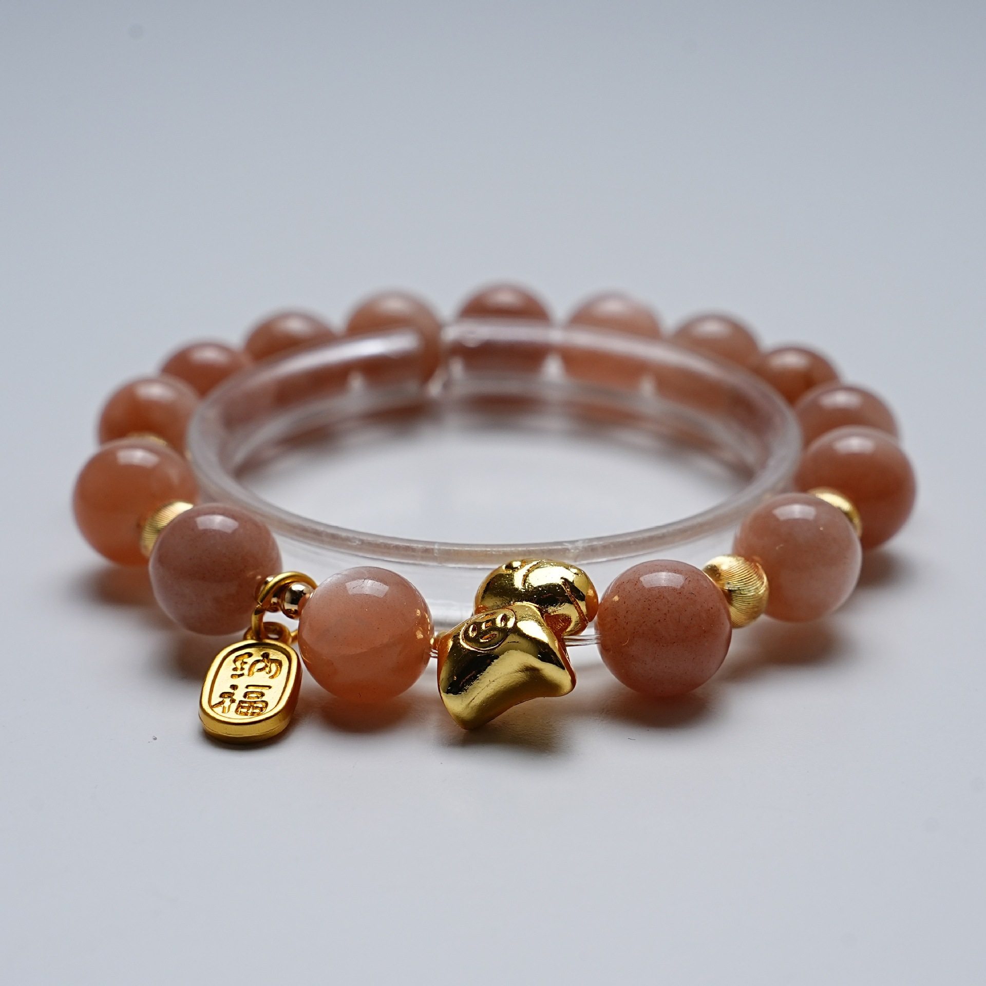 【岁月无恙】水晶橙月光手串女款百搭送礼 手链,饰品/流行首饰/时尚饰品新,手饰/手串,淘宝优惠券,粉丝福利购,淘宝优惠卷