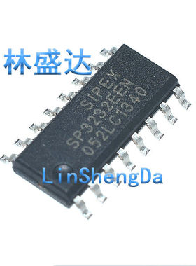 贴片SP3232EEN-L/TR SP3232EEN 替代MAX3232ESE EESE 收发器SOP16