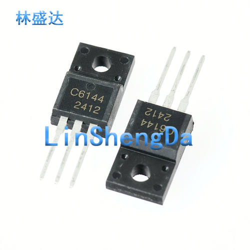 直插三极管2SC6144 C6144  TO-220F全新6144