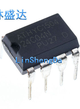24C04 AT24C04直插DIP8  AT24C04N AT24C04AN  AT24C04N-10PU-2.7