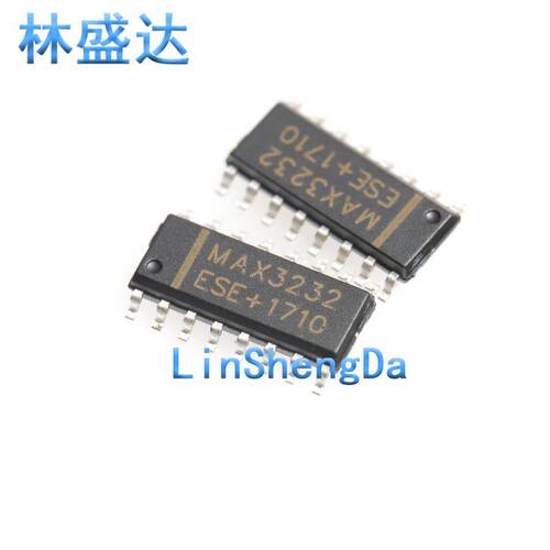 贴片 MAX3232ESE+T 芯片 RS232 收发器IC 驱动器贴片SOP-16