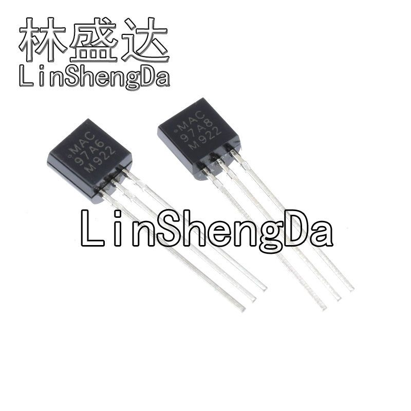 全新MAC97A6/MAC97A8 97A6 97A8 双向可控硅 TO-92直插三极管