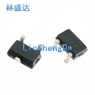 丝印X14V AO3401 SOT-23 耐压30V电流4.2A大芯片 P沟道贴片x14v