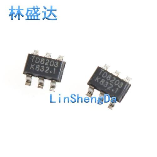 TD8203 TD8203AT SOT23-6 LED驱动IC 芯片