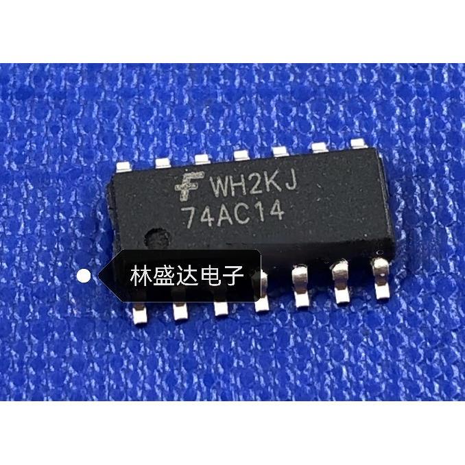 包邮74AC14SCX SOP-14贴片小体 74AC14 3.9mm全新芯片74AC14-封面