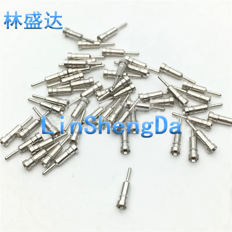 2.54MM 1P圆孔排母排针 单针 光针 镀锡 镀金 圆孔针座 50个