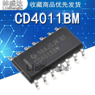 原装进口 CD4011BM96 SOP-14 CMOS四路2输入与非门 贴片逻辑芯片