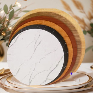 桌子面板15圆桌面加厚桌板圆形饭店茶几转盘大圆饭桌吃饭烤火家用