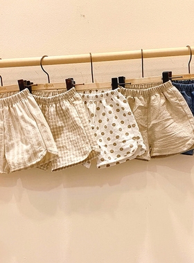 2022夏季新款儿童短裤洋气男童女童夏天薄款宝宝外穿百搭韩版小童