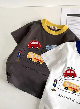 夏季新款小宝宝短袖运动-XH可爱0196936T2024印花潮流CZ