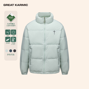 GREATKARMIC 三防轻薄羽绒服秋冬防风保暖情侣外套白鸭绒GRKC