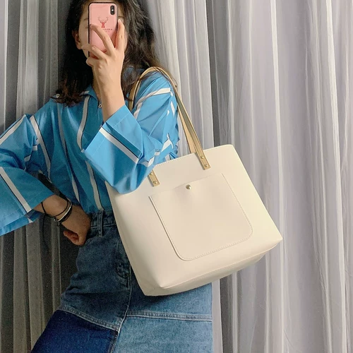 Модная вместительная и большая летняя универсальная портативная сумка на одно плечо, 2023