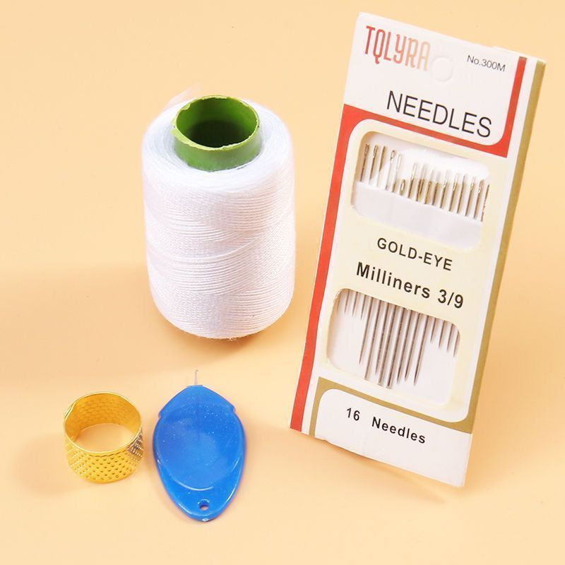 家用缝补衣服针线包套装餐缝纫线手工diy缝补线黑白手缝线缝衣线