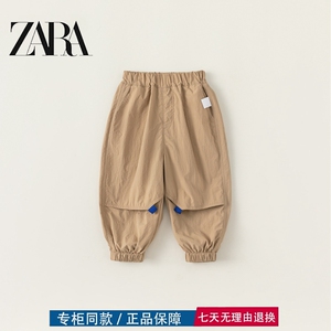 三折品牌特价清仓撤柜亲子装中小童夏季韩版贴标宽松卡其束脚长裤