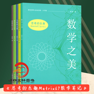 乐趣Matrix67数学笔记—数学之美 尺度 证明 数学 生活中 精妙 思维 大厦 几何 思考 共5册 顾森 大字版