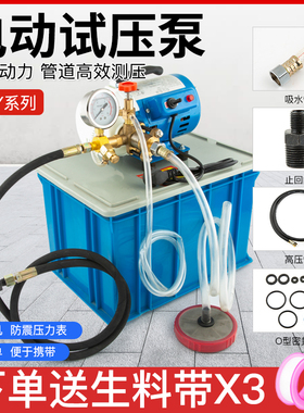 DSY-2560手提式电动试压泵PPR水管道试压机双缸打压泵打压机