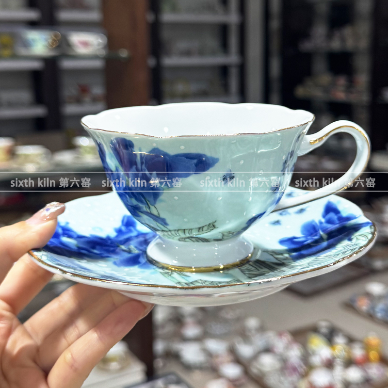 正品骨瓷欧式咖啡杯碟套装