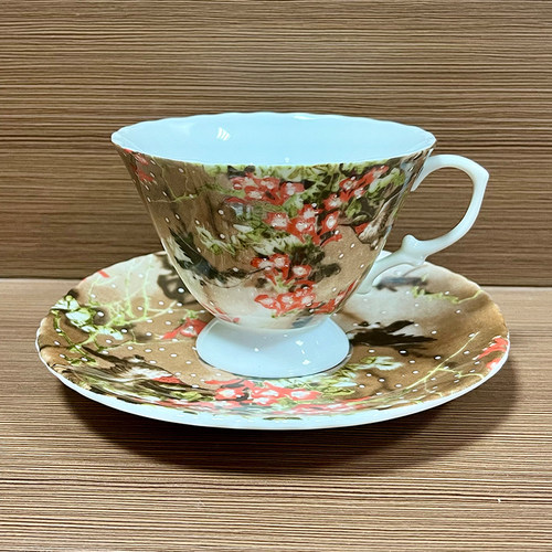 sixth kiln淡雅骨瓷高档欧式咖啡杯碟套装红茶牛奶杯送礼包邮