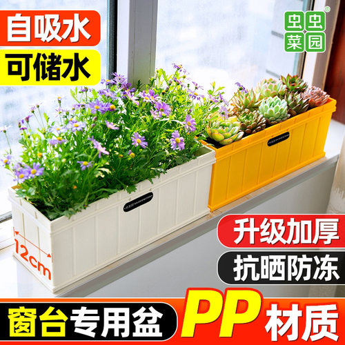 多肉专用长方形塑料花盆