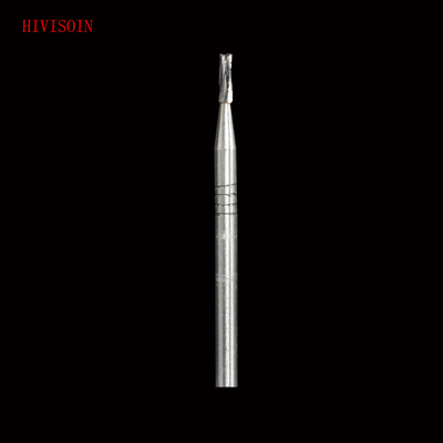 美国进口高速钨钢车针HP低速钨钢车针圆柱裂沟型   牙花针钢针6支