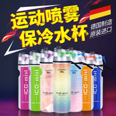 德国icemist喷雾保冷水壶露营户外登山运动健身骑行多功能杯子