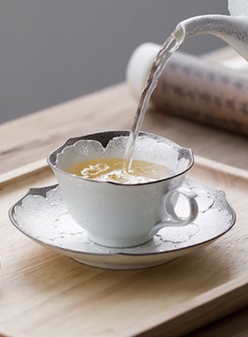 有田烧文山珍珠白牡丹茶壶咖啡杯