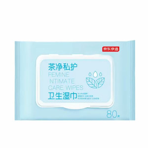 京东京造3袋袋装80私护湿巾