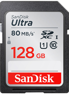 最后1张闪迪SanDisk数码相机SD内存卡储存卡128G车载高速SDXC