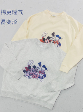 不加绒毛圈卫衣120710-1~超好穿不到BAI迪士NI卫衣版很好 南方穿