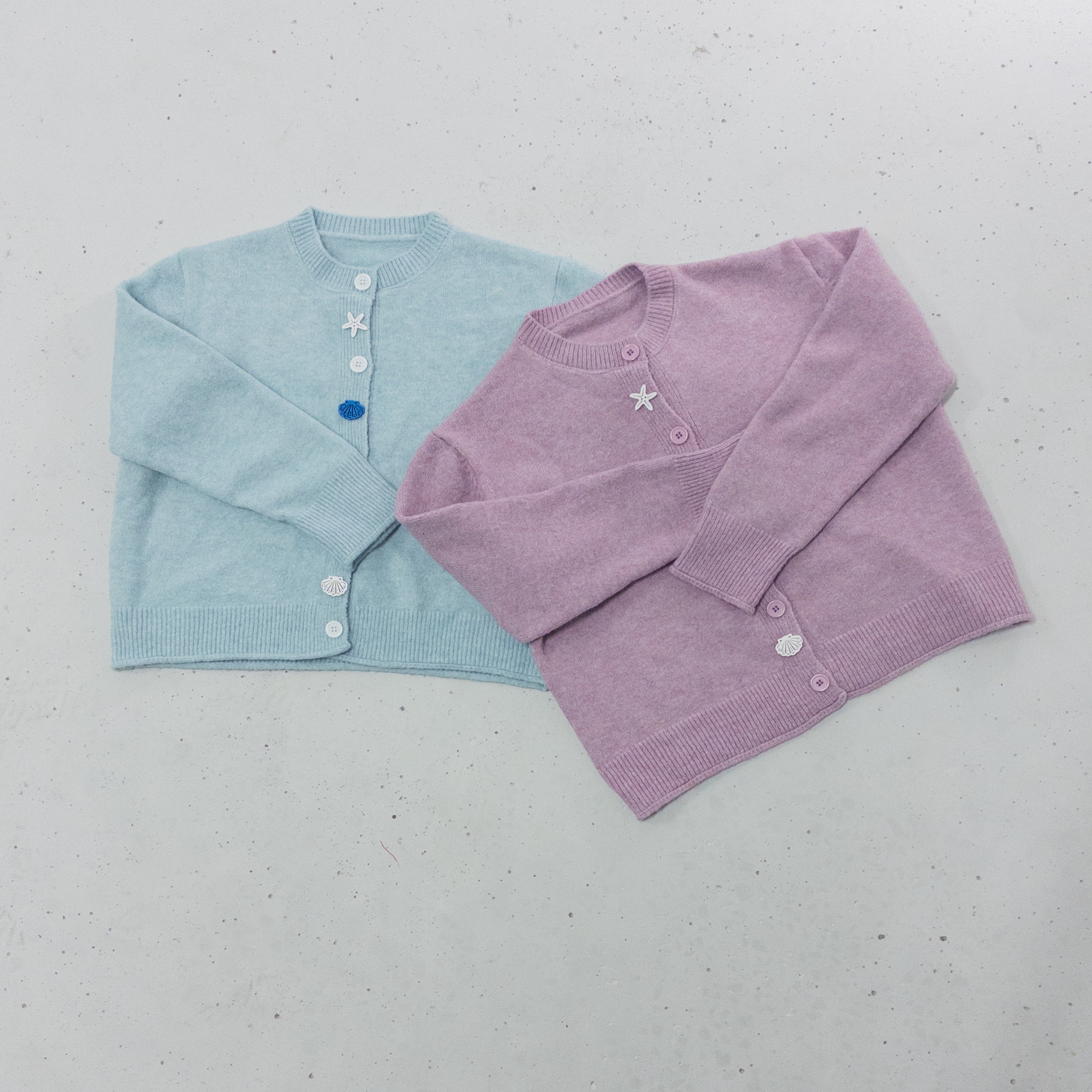 糖果色彩针织毛衣#1225.10点上新~海星装饰针织开衫温软糯外套