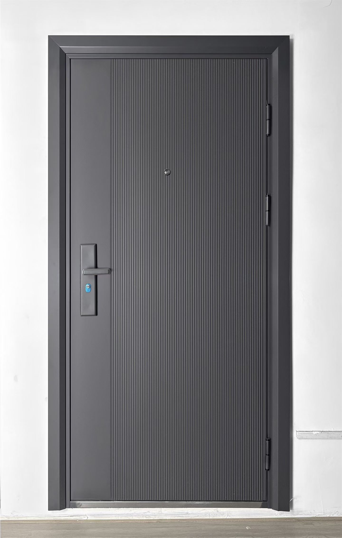 全尺寸七公分防盗门家用进户门出租房间室外大门外开钢质工程